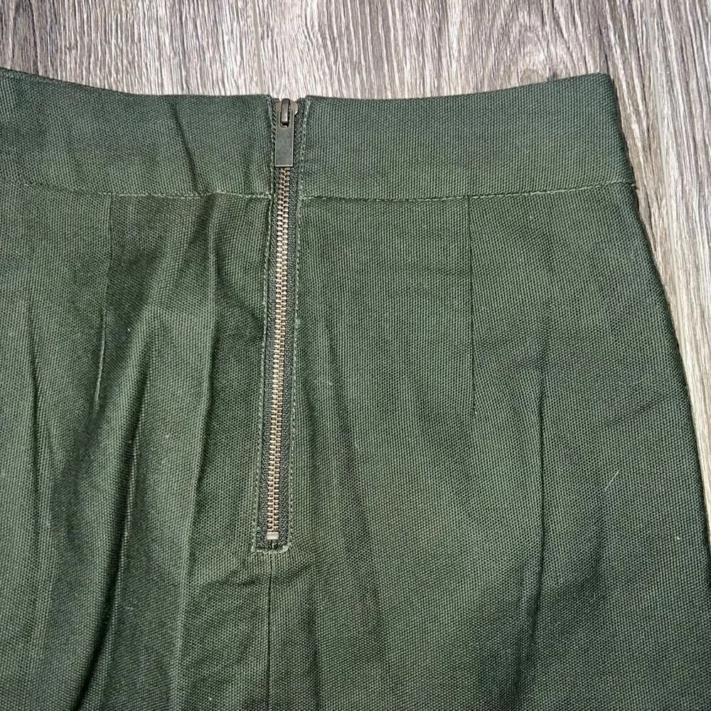 DE Collection Army Green High Waist Utility Y2K Style Skirt